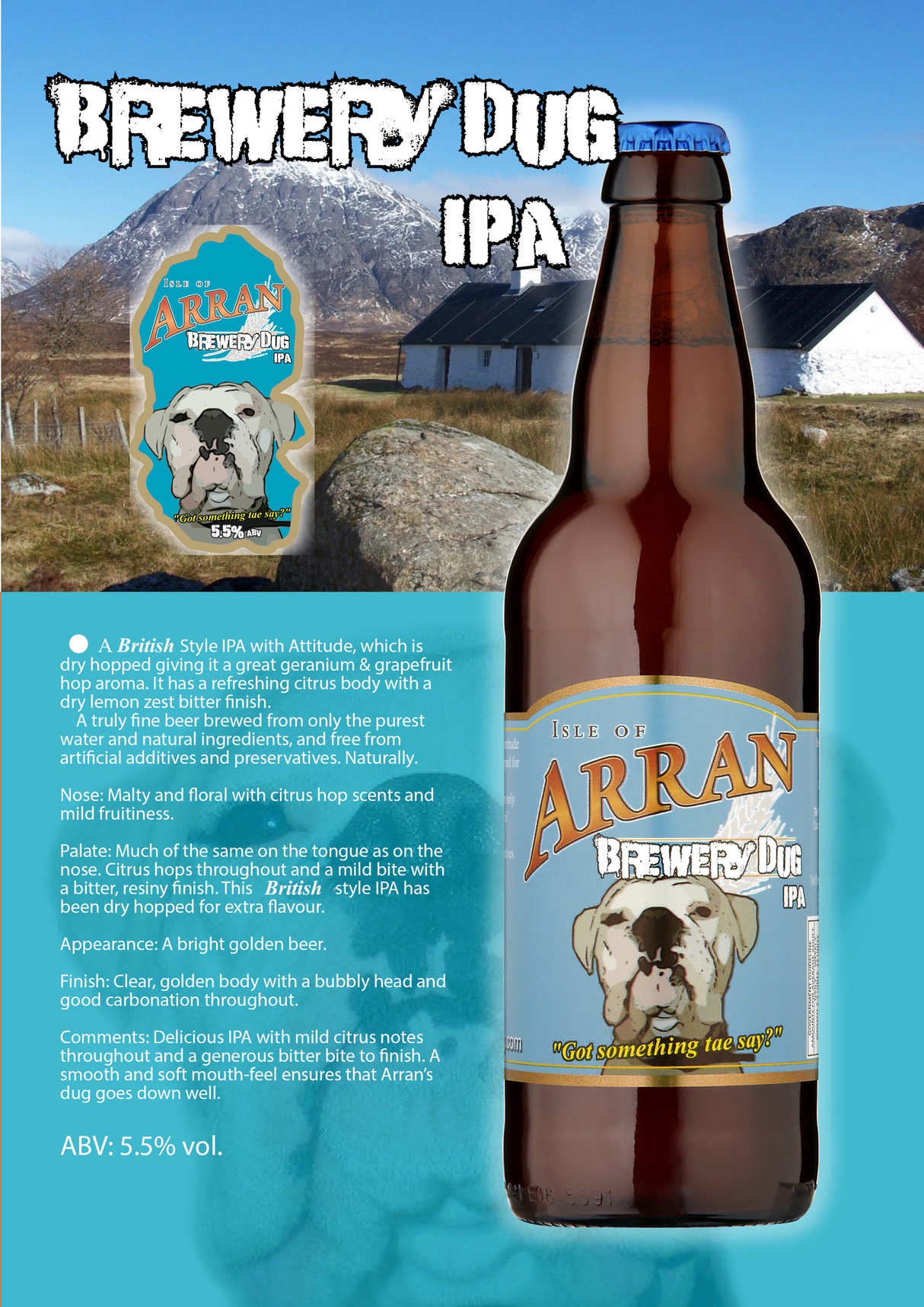 Arran Dug IPA Beer