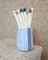 Green Concrete Handmade Match Stick Holder