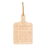 Christmas Gingerbread Cookies Bamboo Serving Board