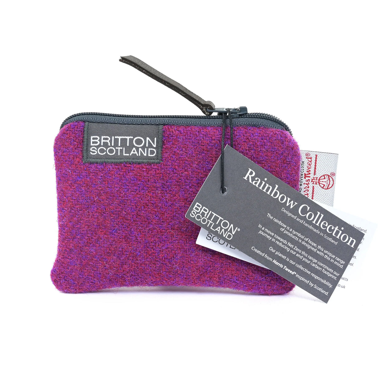 Rainbow Harris Tweed Purse