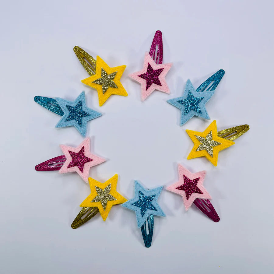 Star Trio Hair Clips