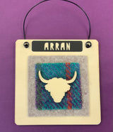 Arran Wooden Hanging Sign