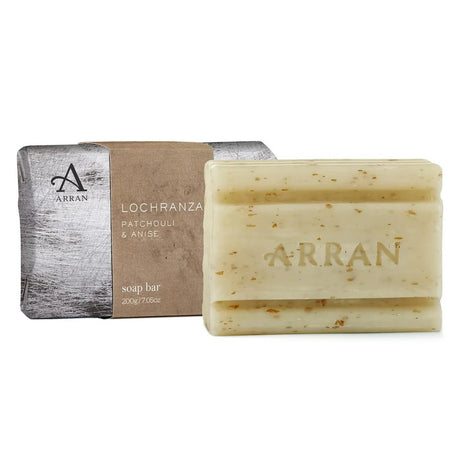 A bar of Lochranza Men's Soap 200g next to another bar of Lochranza Men's Soap 200g.