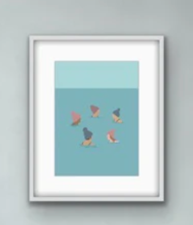 Together Wild Swimming Print