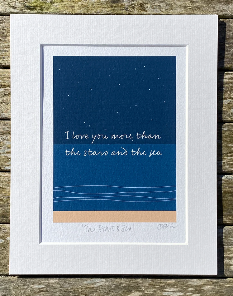 Stars & Sea Print