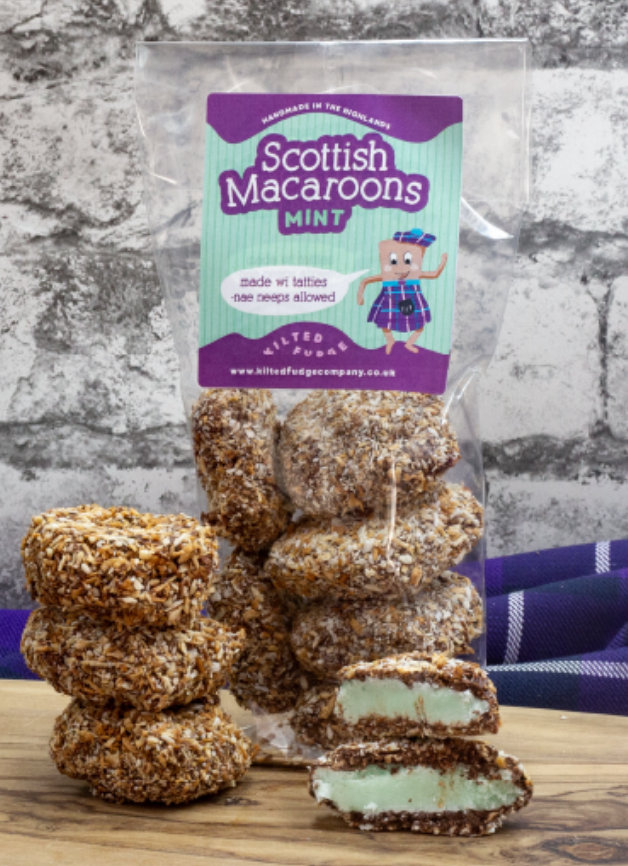 Mint Scottish Macaroons