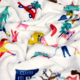 Christmas Together Festive Fleece Throw Multicolour