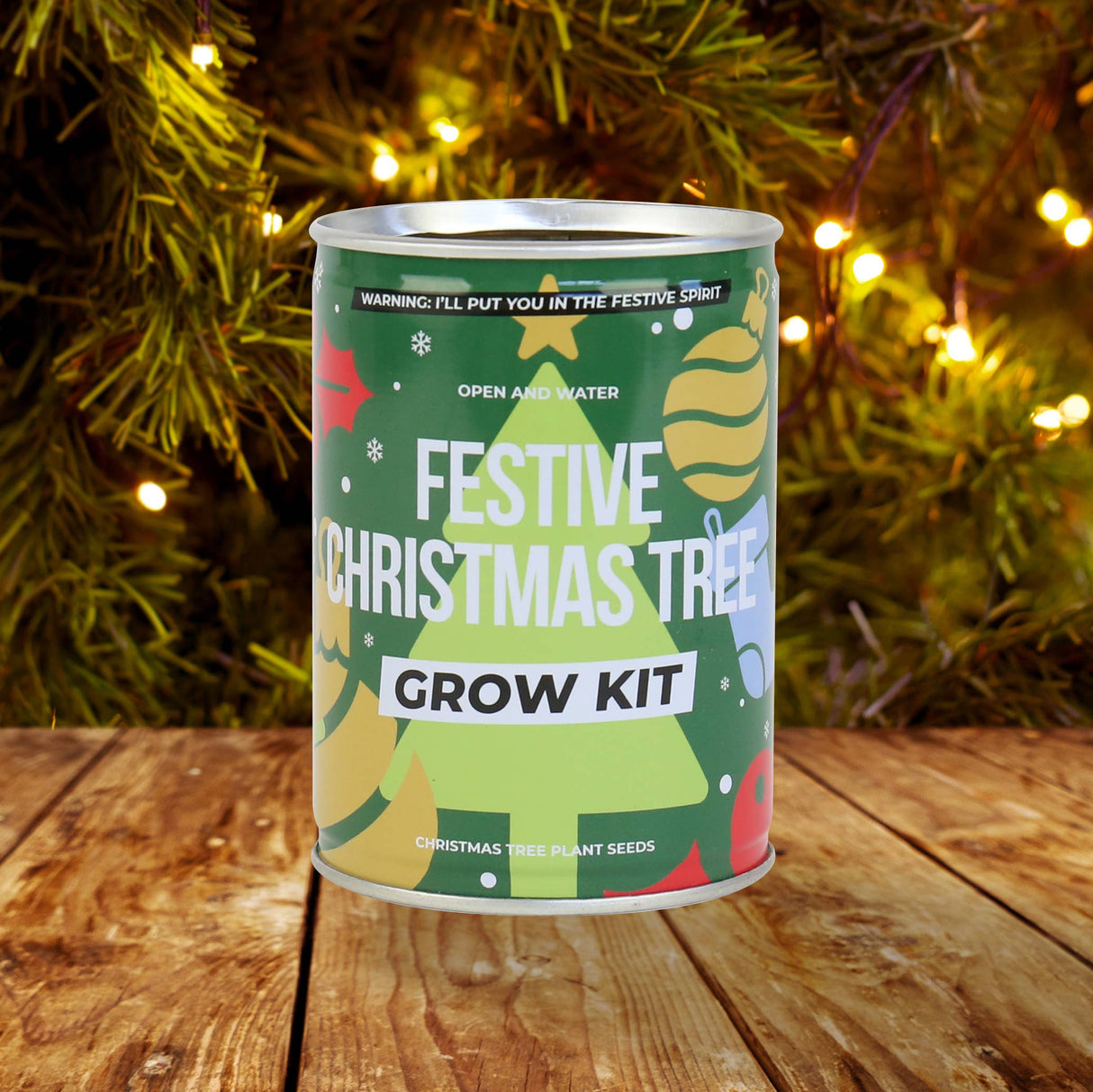 Christmas Tree Grow Tin